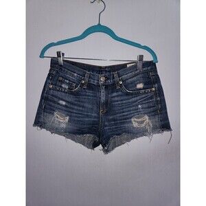 Rag & Bone Shorts Sz 26 Boyfriend Sheffield Distressed